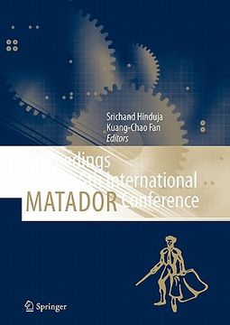 portada proceedings of the 35th international matador conference: formerly the international machine tool design and research conference (en Inglés)