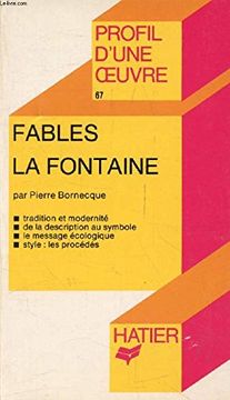portada La Fontaine, "Fables" (Profil D'une Oeuvre)