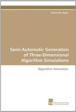 portada Semi-Automatic Generation of Three-Dimensional Algorithm Simulations (en Inglés)