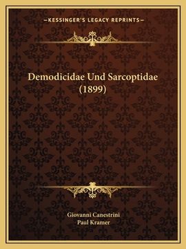 portada Demodicidae Und Sarcoptidae (1899) (en Alemán)