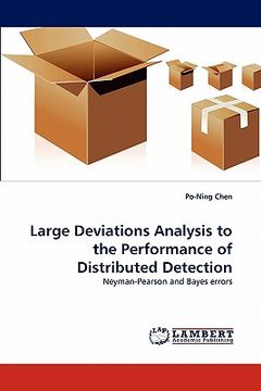 portada large deviations analysis to the performance of distributed detection