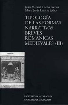 portada tipología de las formas narrativas breves románicas medievales (iii)