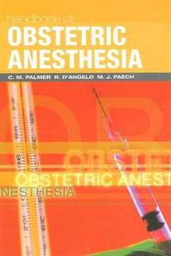 portada handbook of obstetric anesthesia (en Inglés)