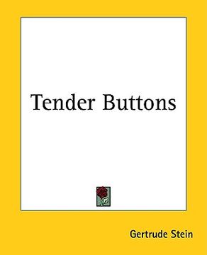 portada tender buttons (in English)