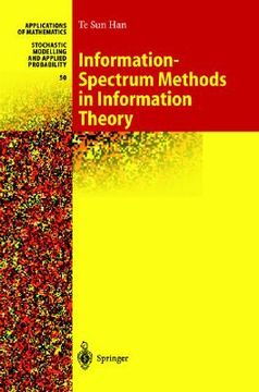 portada information-spectrum methods in information theory (en Inglés)