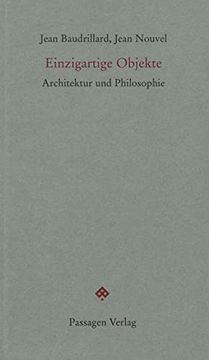 portada Einzigartige Objekte: Architektur und Philosophie 