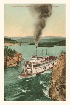 portada Vintage Journal Steamer in Five Fingers Rapids, Alaska