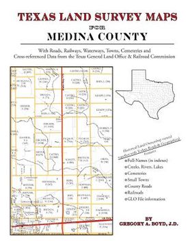portada Texas Land Survey Maps for Medina County (in English)