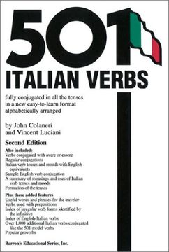 portada 501 Italian Verbs (501 Verbs Series) (en Italiano, Inglés)