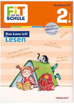 portada Fit für die Schule. Das Kann Ich! Lesen 2. Klasse (in German)