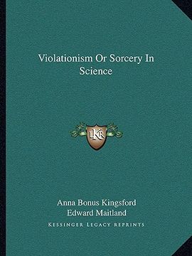 portada violationism or sorcery in science (in English)