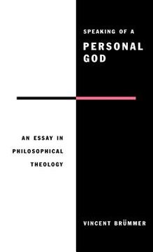 portada Speaking of a Personal god Hardback: An Essay in Philosophical Theology (en Inglés)
