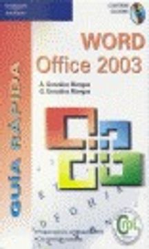 portada guía rápida. word office 2003