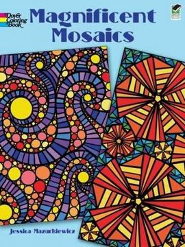 portada Magnificent Mosaics Coloring Book (Dover Design Coloring Books) (en Inglés)