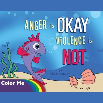 portada Anger is OKAY Violence is NOT Coloring Book (in English)