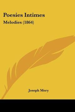 portada poesies intimes: melodies (1864) (en Inglés)