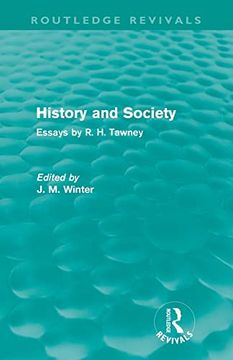 portada History and Society: Essays by R. Hi Tawney (in English)