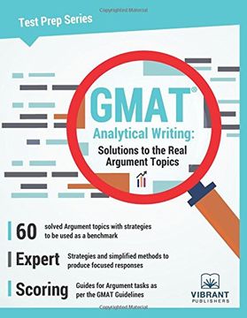 portada GMAT Analytical Writing: Solutions to the Real Argument Topics: Volume 17 (Test Prep Series)