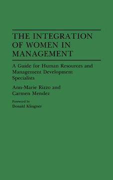 portada the integration of women in management: a guide for human resources and management development specialists