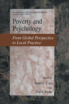 portada Poverty and Psychology: From Global Perspective to Local Practice (en Inglés)