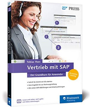 portada Vertrieb mit Sap: Ihr Schnelleinstieg in sap sd -- Inklusive Video-Tutorials (Sap Press) (en Alemán)