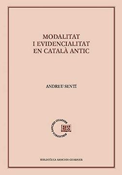 portada Modalitat i Evidencialitat en Catala Antic