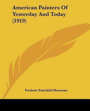 portada american painters of yesterday and today (1919)