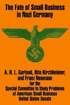 portada the fate of small business in nazi germany (en Inglés)