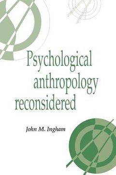 portada Psychological Anthropology Reconsidered Paperback (Publications of the Society for Psychological Anthropology) (en Inglés)