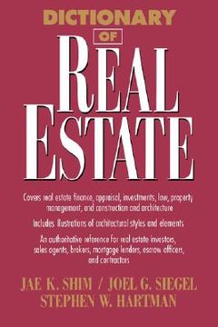 portada dictionary of real estate (en Inglés)