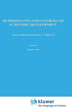 portada determinants and controls of scientific development