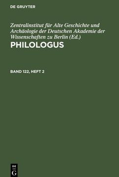 portada Philologus (en Alemán)
