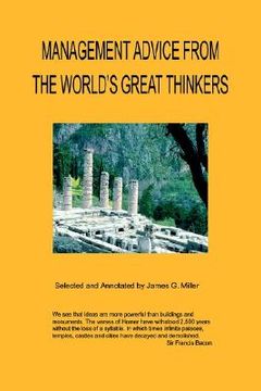 portada management advice from the world's great thinkers (en Inglés)