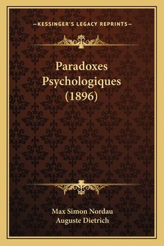 portada Paradoxes Psychologiques (1896) (en Francés)