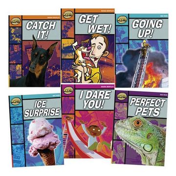 portada Learn at Home: Rapid Reading Pack 1 for Struggling Readers in Years 3-6 (6 Dyslexia-Friendly Reading Books) 