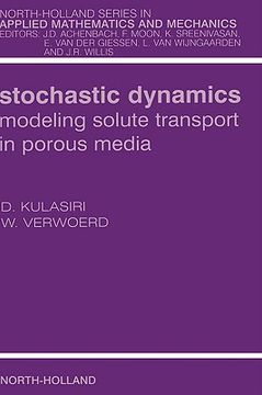 portada stochastic dynamics. modeling solute transport in porous media (en Inglés)