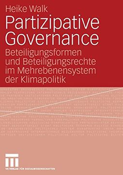 portada Partizipative Governance: Beteiligungsformen und Beteiligungsrechte im Mehrebenensystem der Klimapolitik
