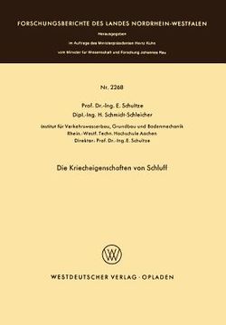 portada Die Kriecheigenschaften Von Schluff (en Alemán)