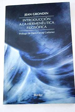 portada Introducción a la hermenéutica filosófica