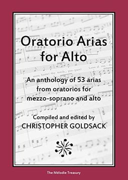 portada Oratorio Arias for Alto (en Inglés)