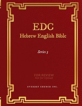 portada EDC Hebrew English Bible Series 3 (en Inglés)