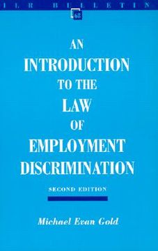 portada an introduction to the law of employment discrimination (in English)