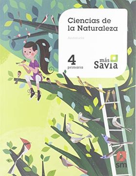 portada Sd Profesor. Ciencias de la Naturaleza. 4 Primaria + key Concepts. Mas Savia. Andalucia