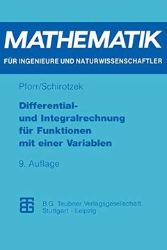 portada Differential- und Integralrechnung für Funktionen mit Einer Variablen (in German)