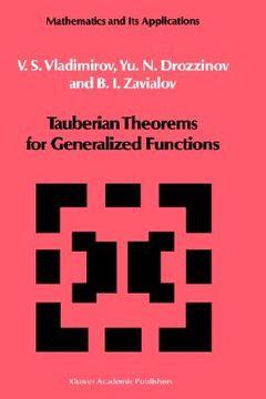 portada tauberian theorems for generalized functions (en Inglés)