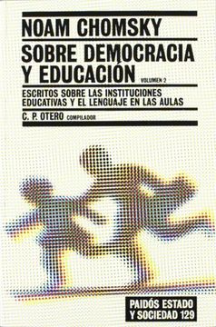 portada Sobre Democracia y Educacion (Vol. 2): Escritos Sobre las Institu Educativas y el Lenguaje en las Aulas