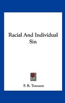 portada racial and individual sin (en Inglés)