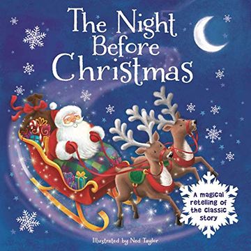 portada The Night Before Christmas: Padded Board Book (en Inglés)