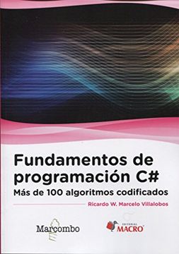 portada Fundamentos de Programación c#: Más de 100 Algoritmos Codificados (in Spanish)