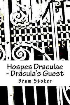 portada Hospes Draculae - Dracula's Guest: Bilingual edition